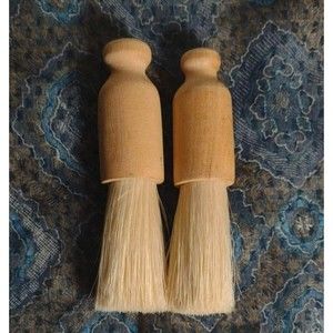 Wood Handled Shaving Grooming Barber Neck Brush